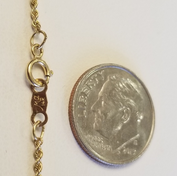 14K Gold Rope Chain - Picture 3 of 7